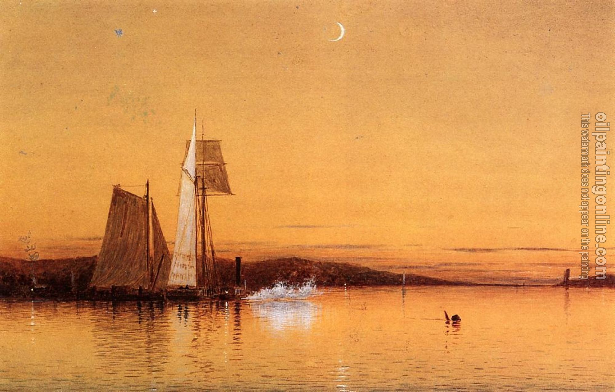 Silva, Francis A - Dusk on the Hudson